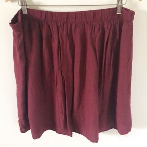Old Navy Burgundy Skirt